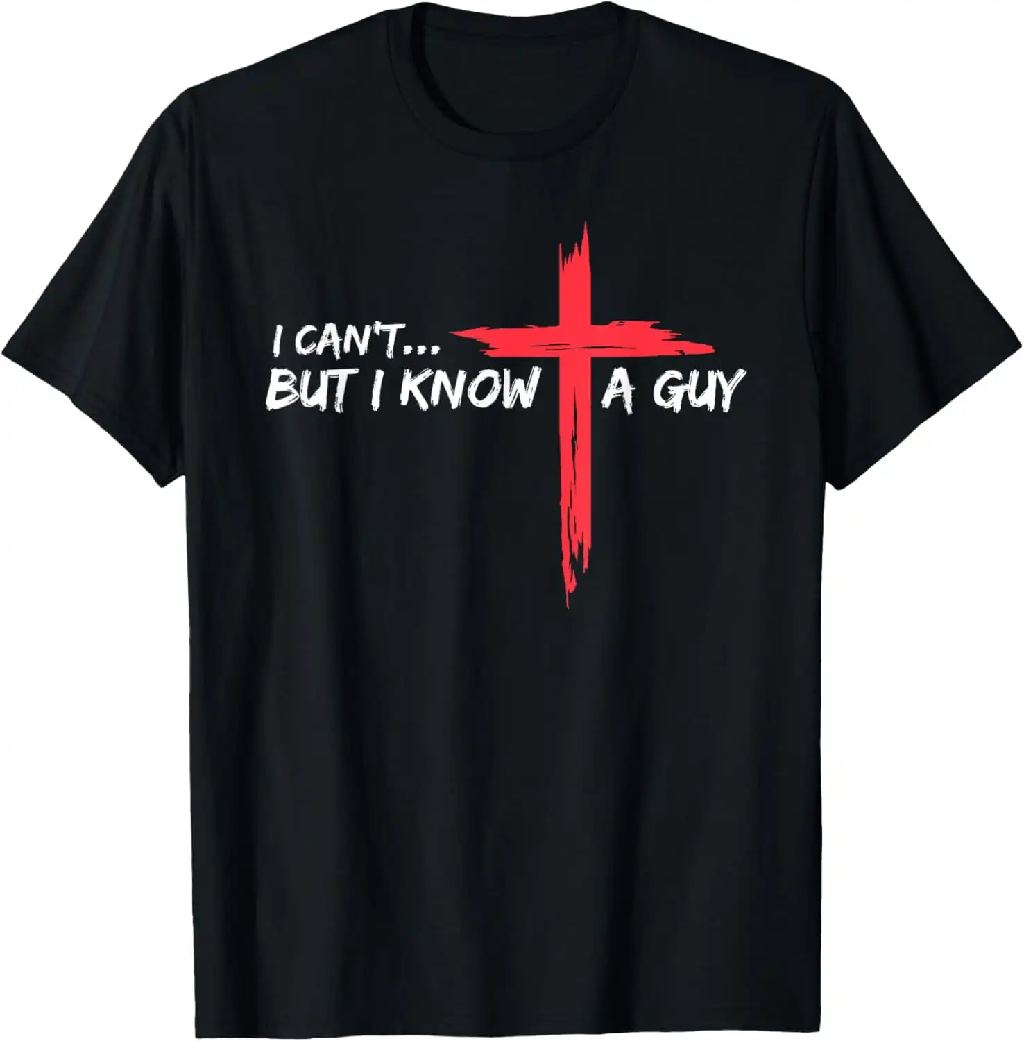 Crossfit Guy - T-shirt divertente cristiana con croce di