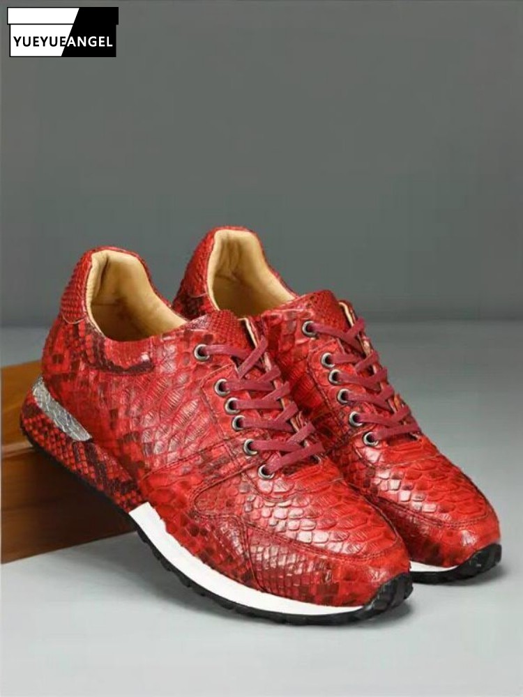 Crossfit Male - Scarpe Casual Monocolore in Pelle di